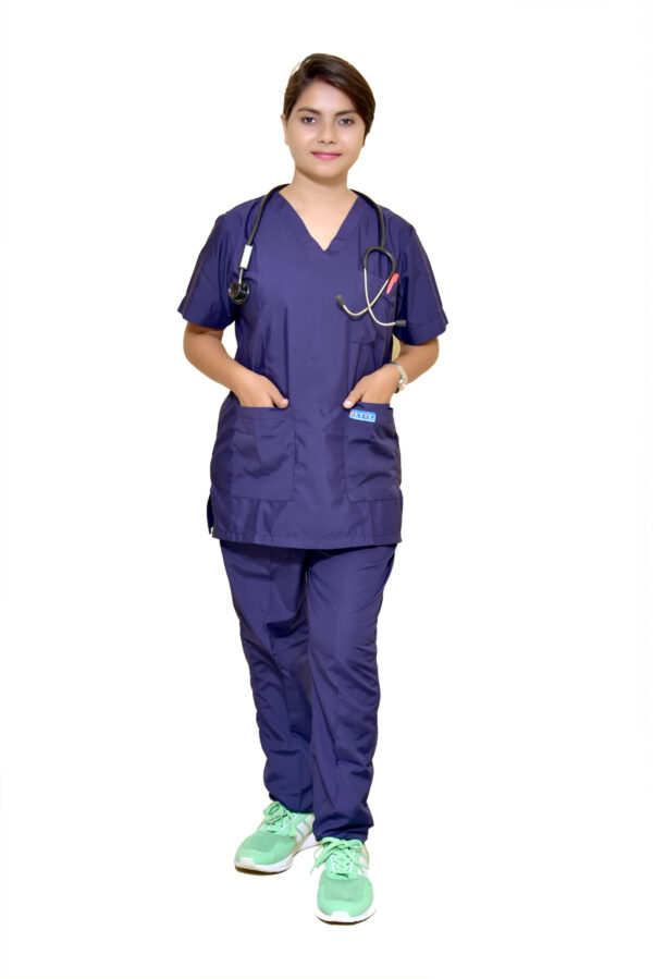 Women's V-Neck Scrub Suit