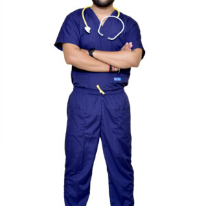 Men's V-Neck Scrub Suit