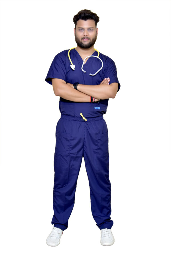 Men's V-Neck Scrub Suit